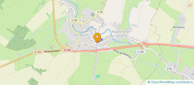 localisation de l'entreprise L'AMICALE DE LA RESIDENCE DES MARRONNIERS LA DOUCEUR DES MARRONNIERS  DOMPAIRE