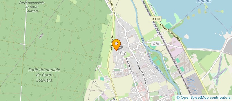 localisation de l'entreprise L' AMICALE DE LERY  LERY