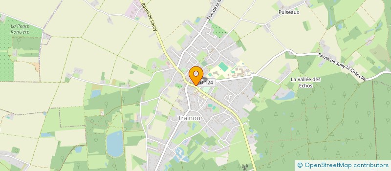 localisation de l'entreprise L'AMICALE DE TRAINOU BATTERIE. FANFARE MUNICIPALE à TRAINOU