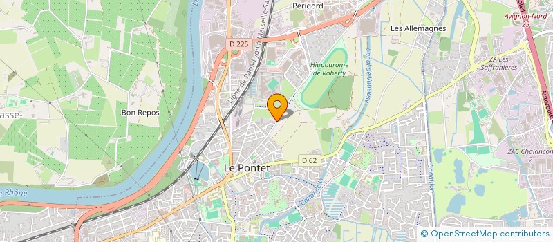 localisation de l'entreprise L'AMICALE DES 17  LE PONTET