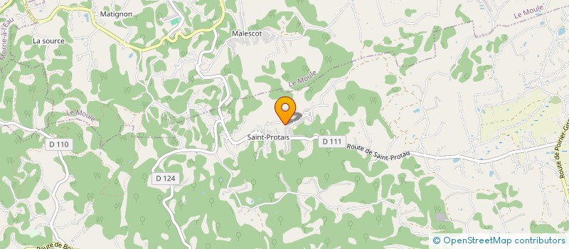 localisation de l'entreprise L'AMICALE DES ANCIENS DE L'ASSOCIATION ARC EN CIEL DE SAINT-PROTAIS SAINTE-ANN à SAINTE-ANNE