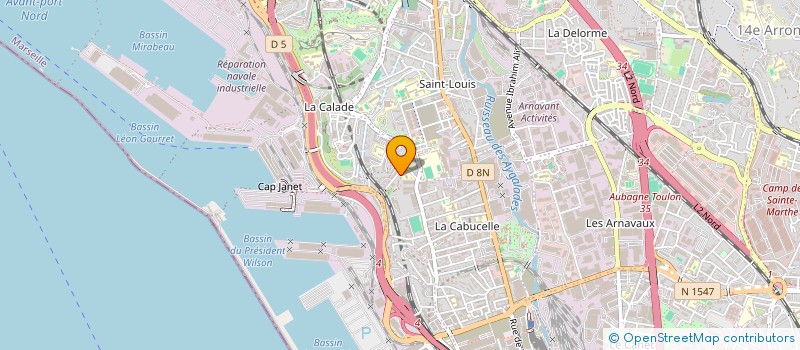 localisation de l'entreprise L'AMICALE DES ANCIENS DU XVEME & XVIEME ARRONDISSEMENTS DE MARSEILLE à MARSEILLE