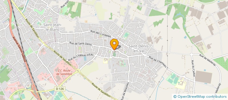 localisation de l'entreprise L'AMICALE DES ANCIENS ENFANTS DE TROUPE DU LOIRET  SAINT-DENIS-EN-VAL
