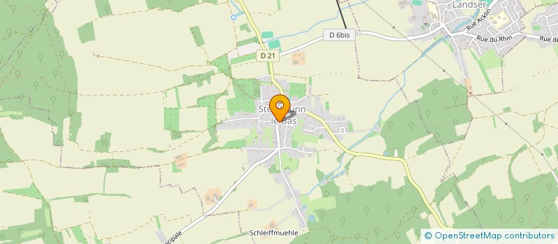 localisation de l'entreprise L'AMICALE DES ANCIENS SAPEURS POMPIERS DE STEINBRUNN LE BAS  STEINBRUNN-LE-BAS