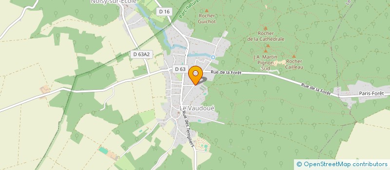 localisation de l'entreprise L'AMICALE DES ANCIENS SAPEURS POMPIERS DU VAUDOUE  LE VAUDOUE