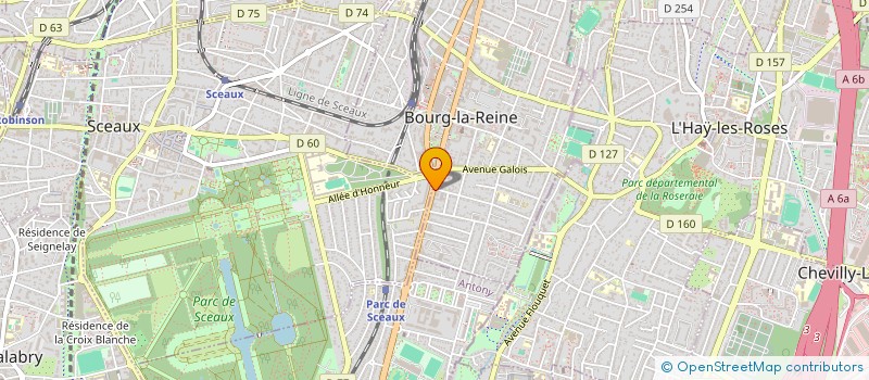localisation de l'entreprise L'AMICALE DES CHAMPIONS A BORD à BOURG-LA-REINE