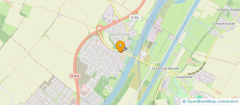 localisation de l'entreprise L'AMICALE DES DONNEURS DE SANG DE BENOUVILLE ET DE BLAINVILLE SUR ORNE  BENOUVILLE