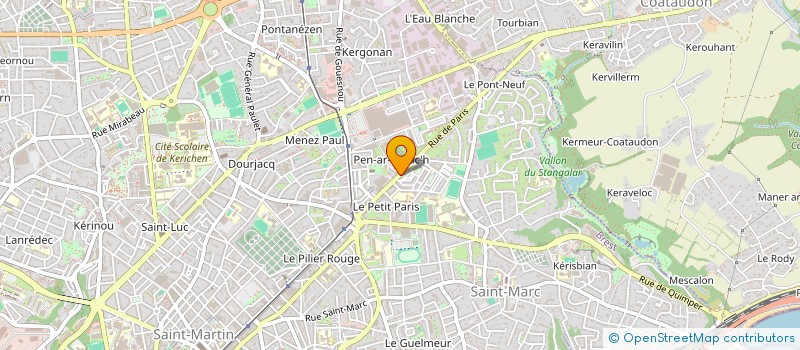 localisation de l'entreprise L AMICALE DES FAUTEURS DE TROUBLE à BREST