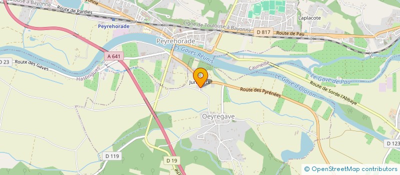 localisation de l'entreprise L'AMICALE DES FOURS A CHAUX  OEYREGAVE