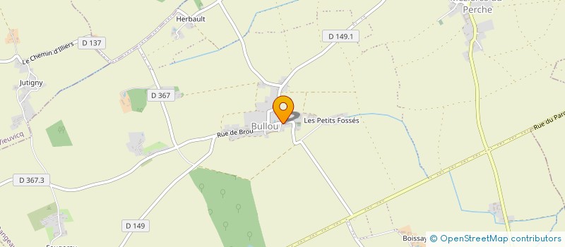 localisation de l'entreprise L'AMICALE DES JEUNES DE BULLOU à DANGEAU