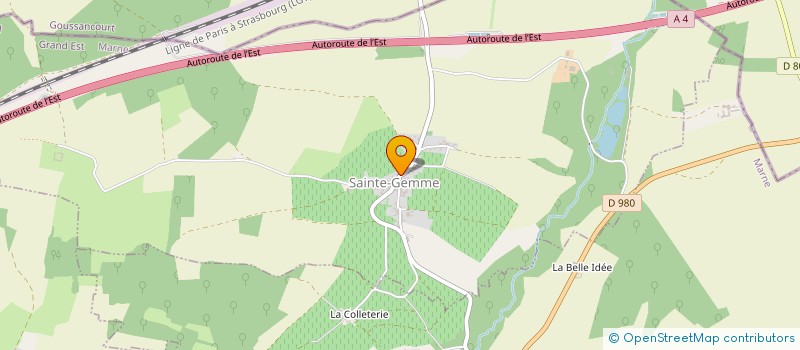localisation de l'entreprise L'AMICALE DES JEUNES DE SAINTE-GEMME à SAINTE-GEMME