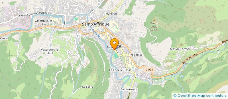 localisation de l'entreprise L'AMICALE DES JOUEURS DU R.C.S.A  SAINT-AFFRIQUE