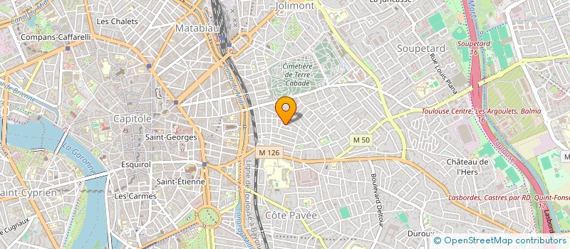 localisation de l'entreprise L'AMICALE DES JOUEUSES TOULOUSAINES à TOULOUSE