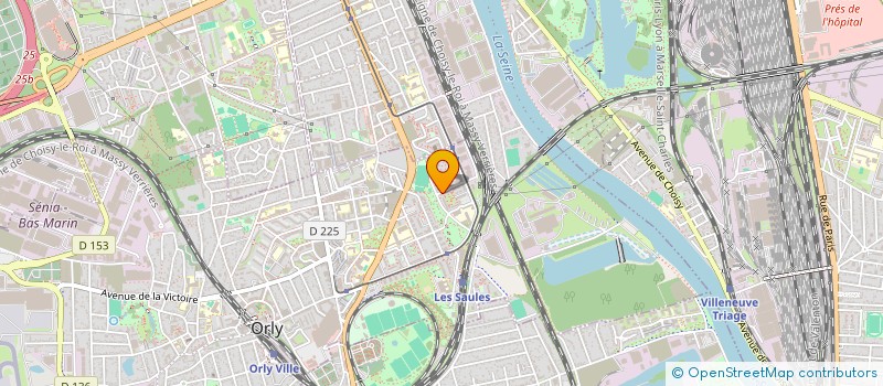 localisation de l'entreprise L'AMICALE DES LOCATAIRES  LE RENOUVEAU DES NAVIGATEURS   ORLY