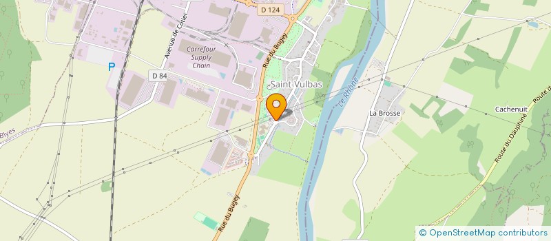 localisation de l'entreprise L'AMICALE DES MOTARDS DE SAINT VULBAS 'LES VILLIMOTARDS' à SAINT-VULBAS