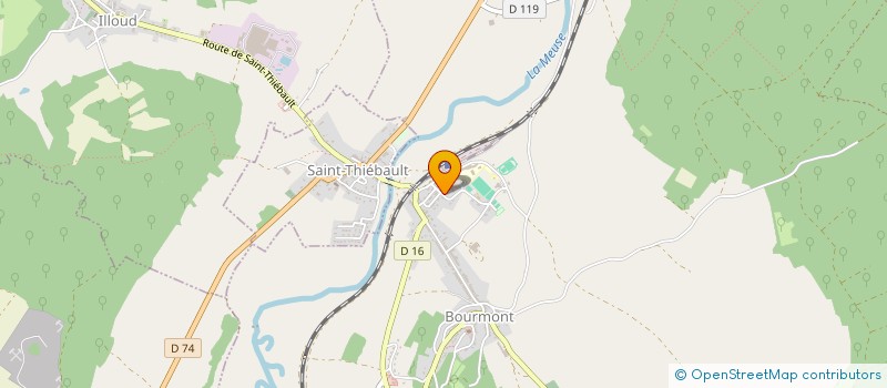 localisation de l'entreprise L'AMICALE DES POT'AGES à BOURMONT-ENTRE-MEUSE-ET-MOUZON