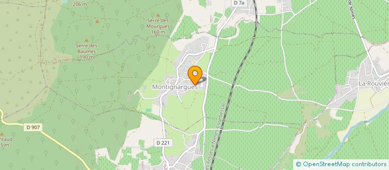 localisation de l'entreprise L'AMICALE DES PROPRIETAIRES CHASSEURS ET PROTECTEURS DE LA NATURE  MONTIGNARGUES