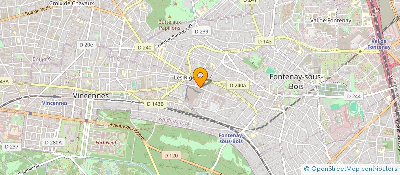 localisation de l'entreprise L'AMICALE DES RESIDENTS PASTEUR à FONTENAY-SOUS-BOIS