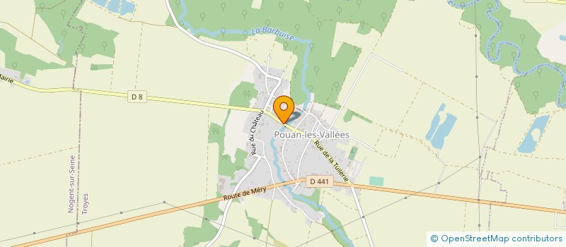 localisation de l'entreprise L'AMICALE DES Z'ECOLIERS  POUAN-LES-VALLEES