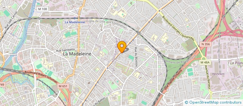 localisation de l'entreprise L'AMICALE DU 634 à LILLE