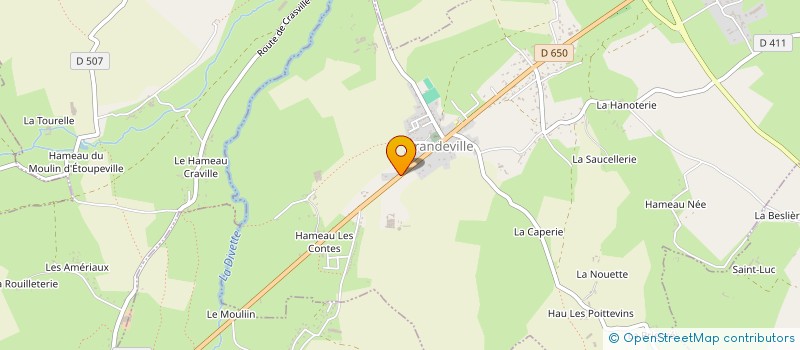 localisation de l'entreprise L'AMICALE DU BON ACCUEIL  TEURTHEVILLE-HAGUE