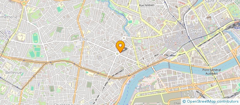 localisation de l'entreprise L'AMICALE DU CHAT QUI PETE  NANTES