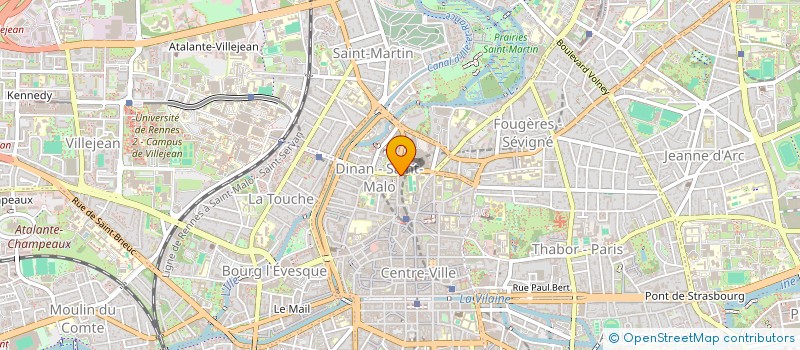 localisation de l'entreprise L'AMICALE DU CLUBBING RENNAIS  RENNES