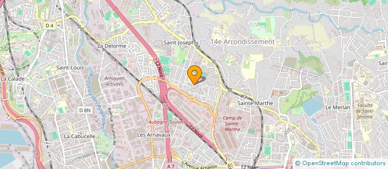 localisation de l'entreprise L'AMICALE DU CRF13  MARSEILLE