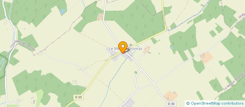 localisation de l'entreprise L'AMICALE DU MESNIL THOMAS à LE MESNIL-THOMAS