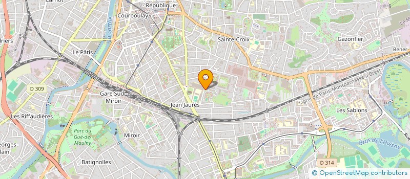 localisation de l'entreprise L'AMICALE DU PSIG DU MANS  LE MANS
