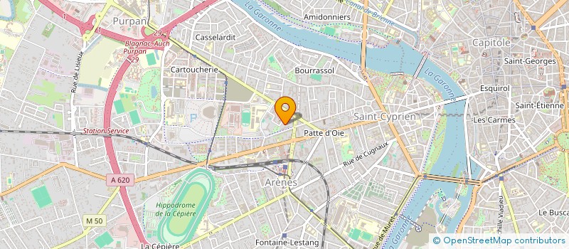 localisation de l'entreprise L'AMICALE FOOT 7 à TOULOUSE