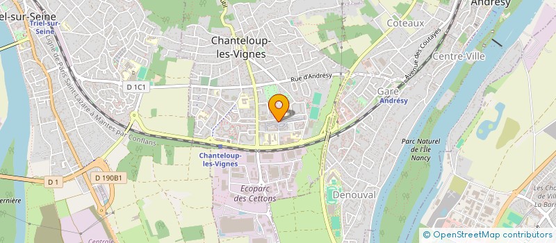 localisation de l'entreprise L'AMICALE FRANCO- MAROCAINE DES YVELINES à CHANTELOUP-LES-VIGNES