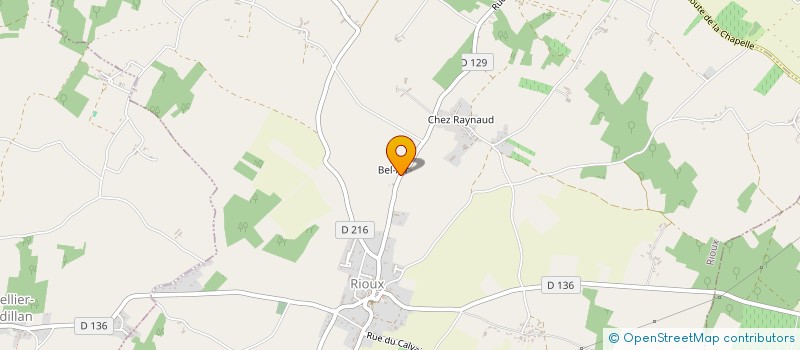 localisation de l'entreprise L'AMICALE PAN-EUROPEAN  RIOUX