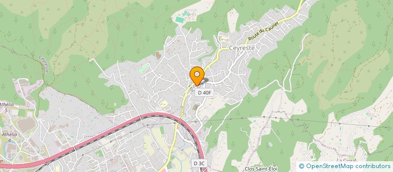 localisation de l'entreprise L'AMICALE SPORTIVE DE CEYRESTE à CEYRESTE