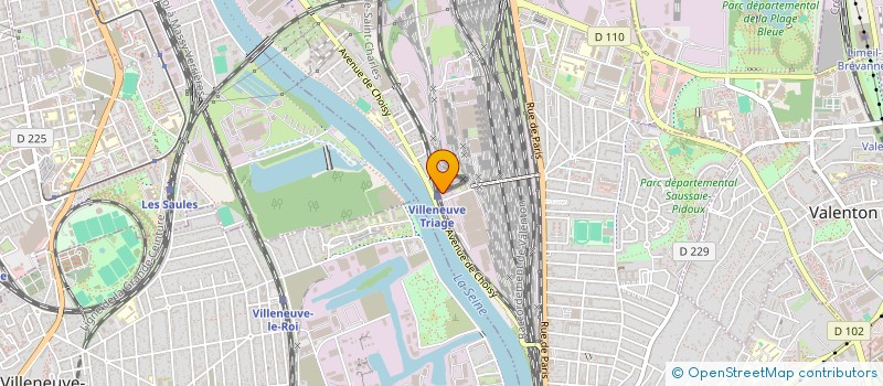 localisation de l'entreprise L'AMICALE SUGE VIT (A.S. VIT)  VILLENEUVE-SAINT-GEORGES