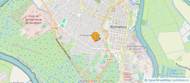 localisation de l'entreprise L'AMICALE TAROT DE ROCHEFORT  ROCHEFORT