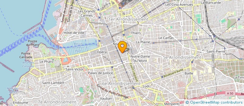 localisation de l'entreprise L AMICALE ZIBELINE à MARSEILLE 1