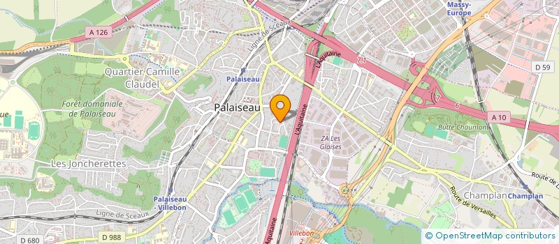 localisation de l'entreprise L'AMICAT à PALAISEAU