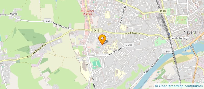 localisation de l'entreprise L'AMICOOL AMICALE DES PERSONNELS DU LYCEE ALAIN COLAS ET ESAAB à NEVERS