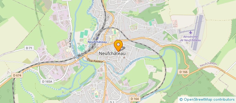 localisation de l'entreprise L'AMIE LUNE  NEUFCHATEAU