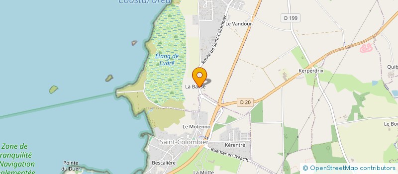 localisation de l'entreprise L'AMIE OCEANE à SAINT-ARMEL