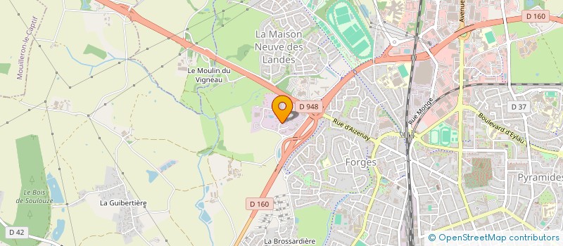 localisation de l'entreprise L'AMIE VENDEENNE à LA ROCHE-SUR-YON