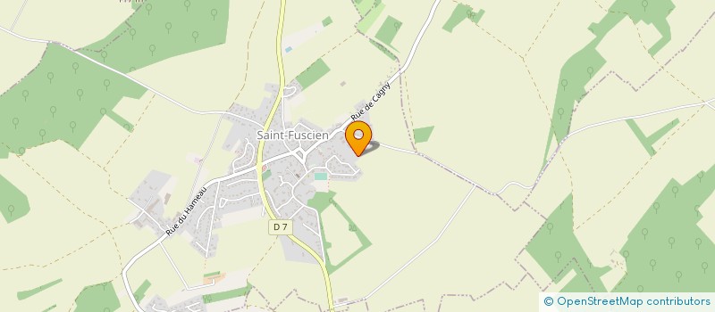 localisation de l'entreprise L'AMIENOISE à SAINT-FUSCIEN