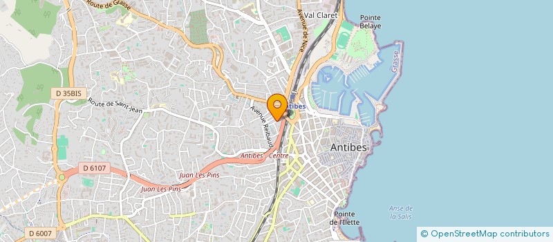 localisation de l'entreprise L'AMIGNONE à ANTIBES