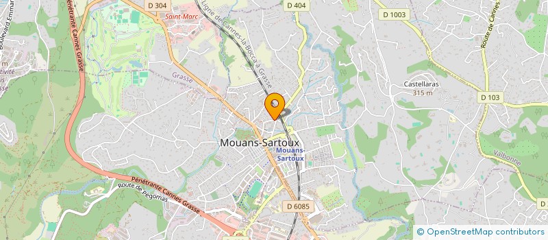 localisation de l'entreprise L'AMIGOS à MOUANS-SARTOUX