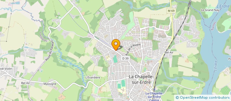 localisation de l'entreprise L'AMIL'ANE à LA CHAPELLE-SUR-ERDRE