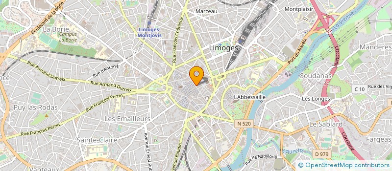 localisation de l'entreprise L'AMILOFTE à LIMOGES