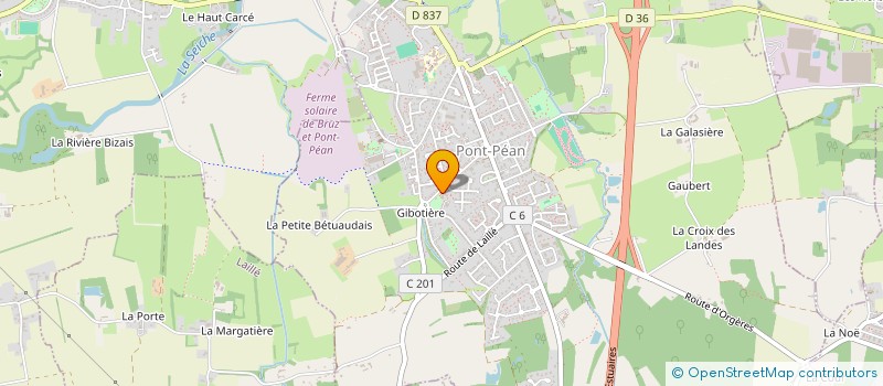 localisation de l'entreprise L AMINE PONT PEANNAISE  PONT-PEAN