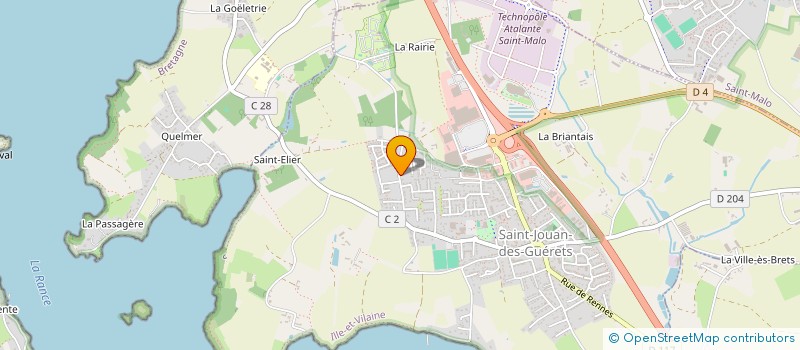 localisation de l'entreprise L'AMIRADOU  SAINT-JOUAN-DES-GUERETS