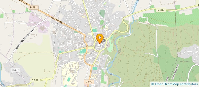 localisation de l'entreprise L'AMIRAL  UZES